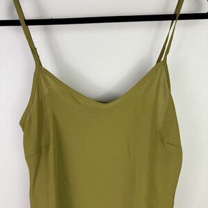 Halogen Women's Green Sleeveless Adjustable Camisole Casual Tank Top  Sz XS NWOT